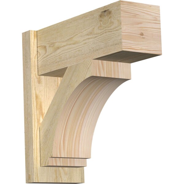 Ekena Millwork Imperial Block Rough Sawn Outlooker, Douglas Fir, 8"W x 20"D x 20"H OUT08X20X20IMP05RDF - main